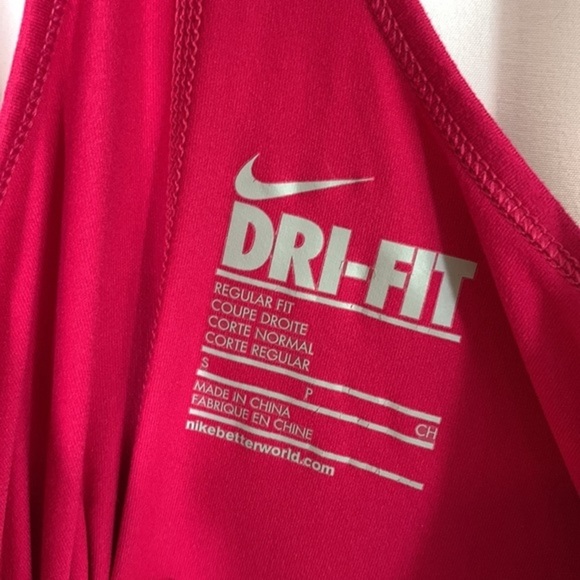 Nike Dri-Fit Dark Pink Athletic Tank Top - Picture 5 of 6
